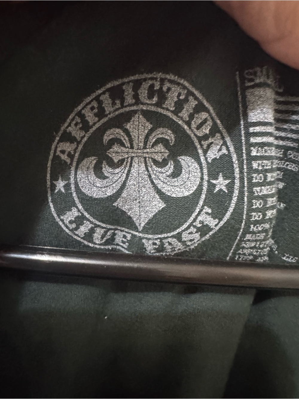 Affliction Alchemy Bodysuit Size Small - Picture 5 of 6